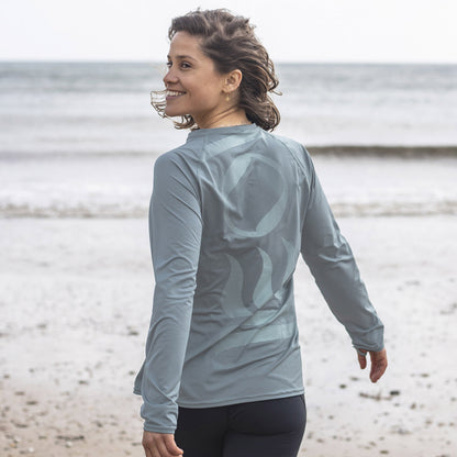 Fourth Element Ocean Positive Long Sleeves Hydro-T Baltic Blue - Women
