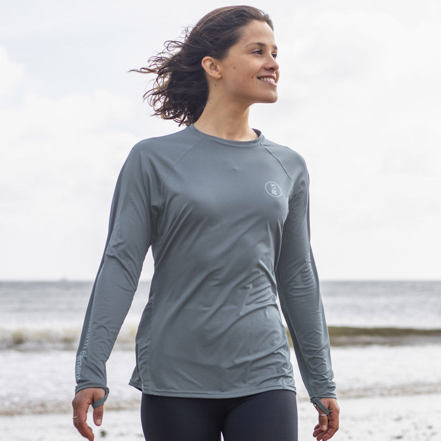 Fourth Element Ocean Positive Long Sleeves Hydro-T Baltic Blue - Women