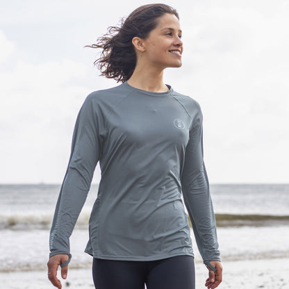 Fourth Element Ocean Positive Long Sleeves Hydro-T Baltic Blue - Women