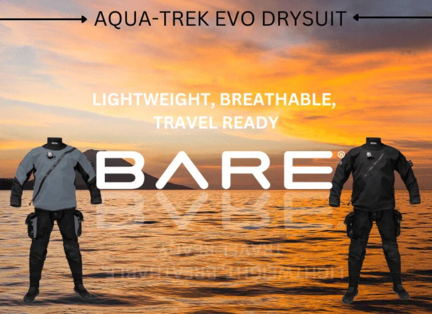 Bare Aqua-Trek Evo Drysuit Mens - Infinity DiveBare Aqua-Trek Evo Drysuit MensBare
