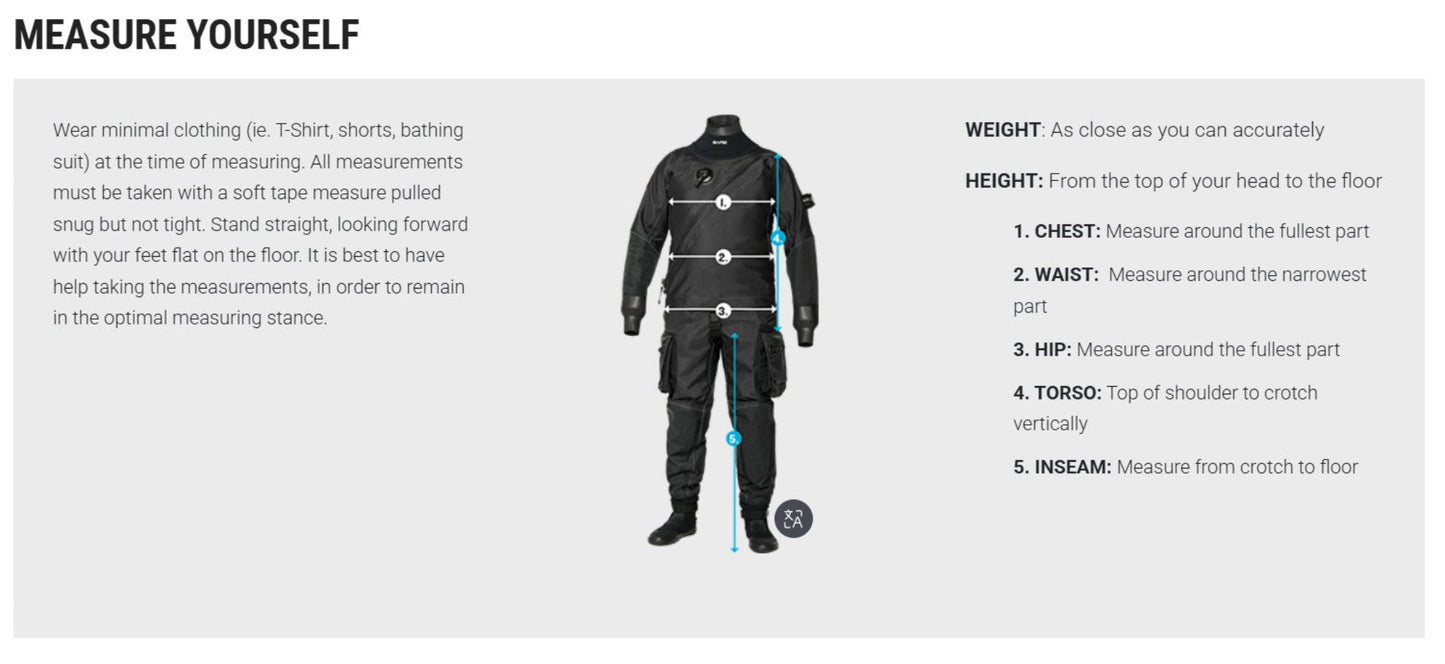 Bare Aqua-Trek Evo Drysuit Mens