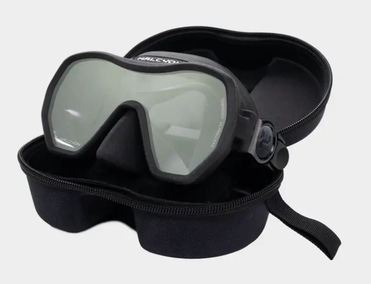 Halcyon Omnis Dive Mask with Optional Elastic Strap