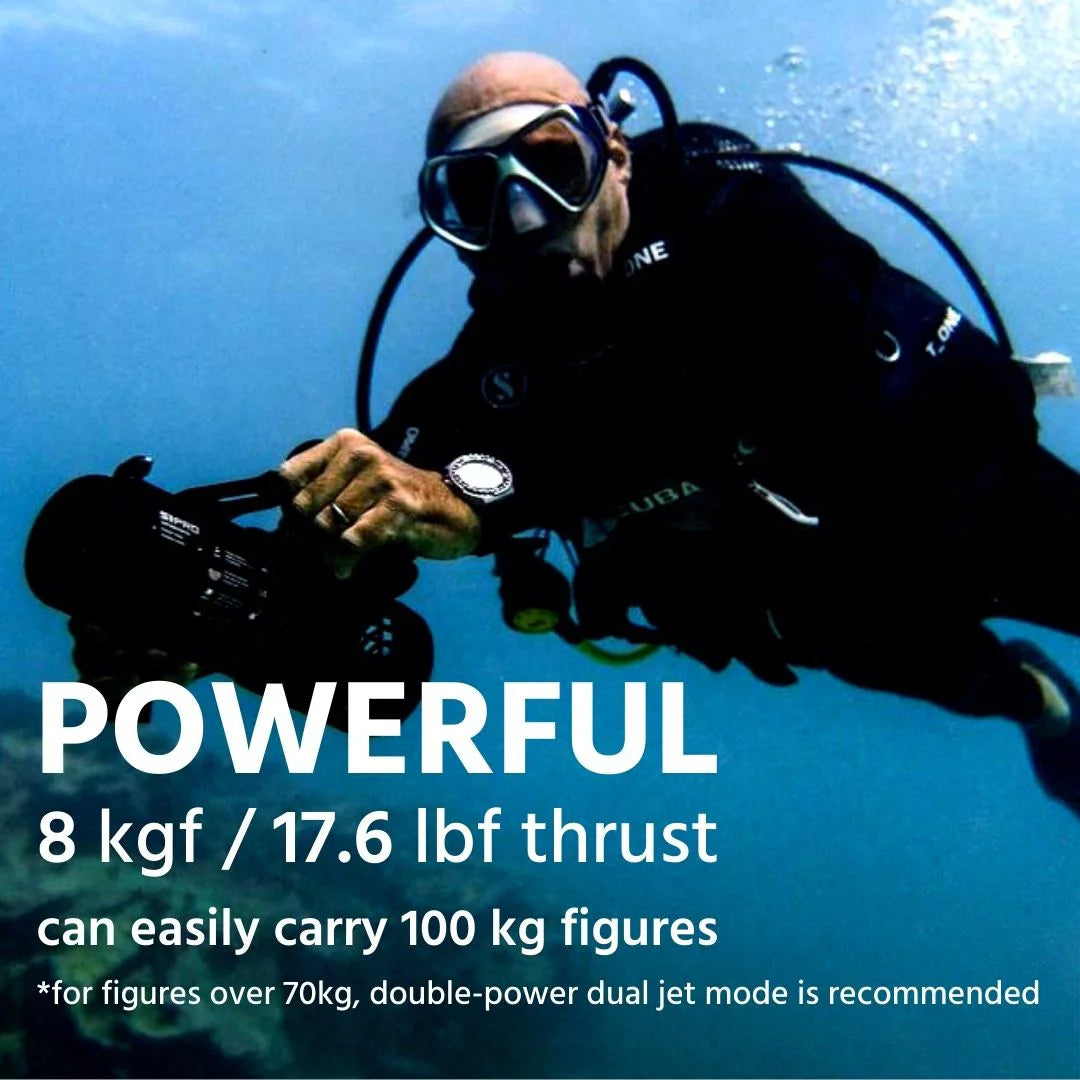 Snorkellers should get a kick out of this arm-mounted jet drive