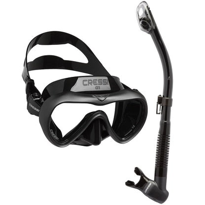 Cressi A1 Anti - Fog Dive Mask With Epsilon Dry Snorkel Set - Infinity DiveCressi A1 Anti - Fog Dive Mask With Epsilon Dry Snorkel SetCressi