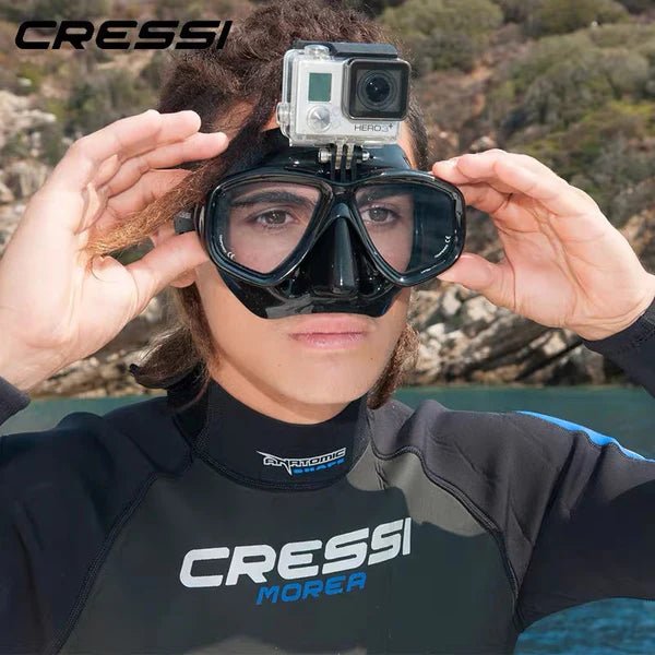 Cressi Action Dive Mask with Action Cam or GoPro Mount - Infinity DiveCressi Action Dive Mask with Action Cam or GoPro MountCressi