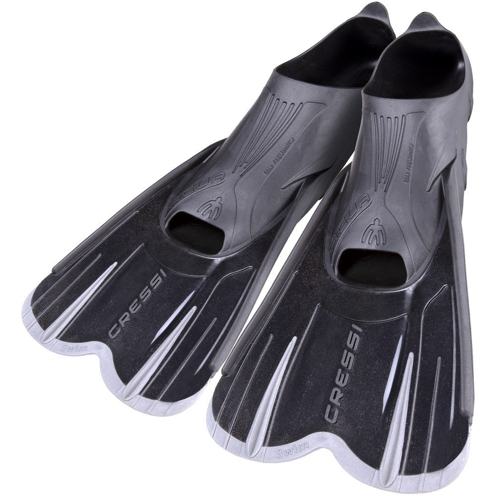 Cressi Agua Short Full Foot Swimming or Training Dive Fins - Infinity DiveCressi Agua Short Full Foot Swimming or Training Dive FinsCressi