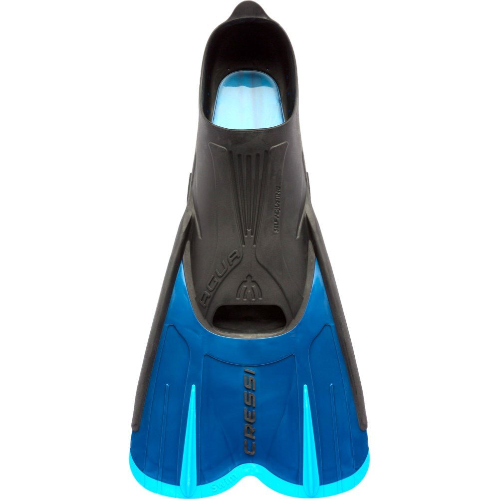 Cressi Agua Short Full Foot Swimming or Training Dive Fins - Infinity DiveCressi Agua Short Full Foot Swimming or Training Dive FinsCressi