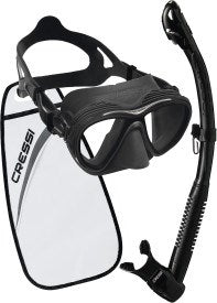 Cressi Anti-fog Quantum Dive Mask & Itaca Ultra Dry Snorkel Set - Infinity DiveCressi Anti-fog Quantum Dive Mask & Itaca Ultra Dry Snorkel SetCressi