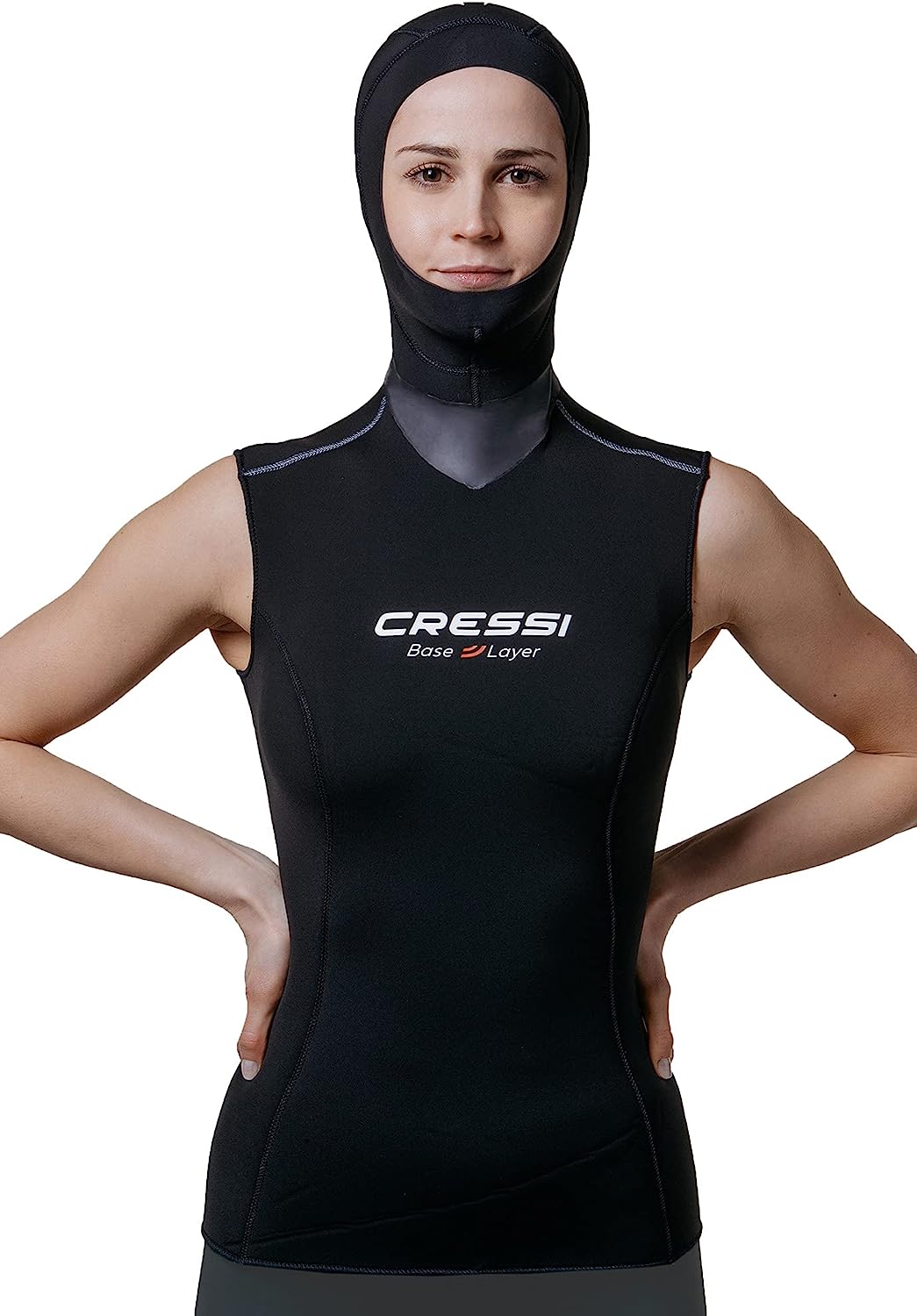 Cressi Base Layer Hooded Vest Lady 2/5mm - Women - Infinity DiveCressi Base Layer Hooded Vest Lady 2/5mm - WomenCressi
