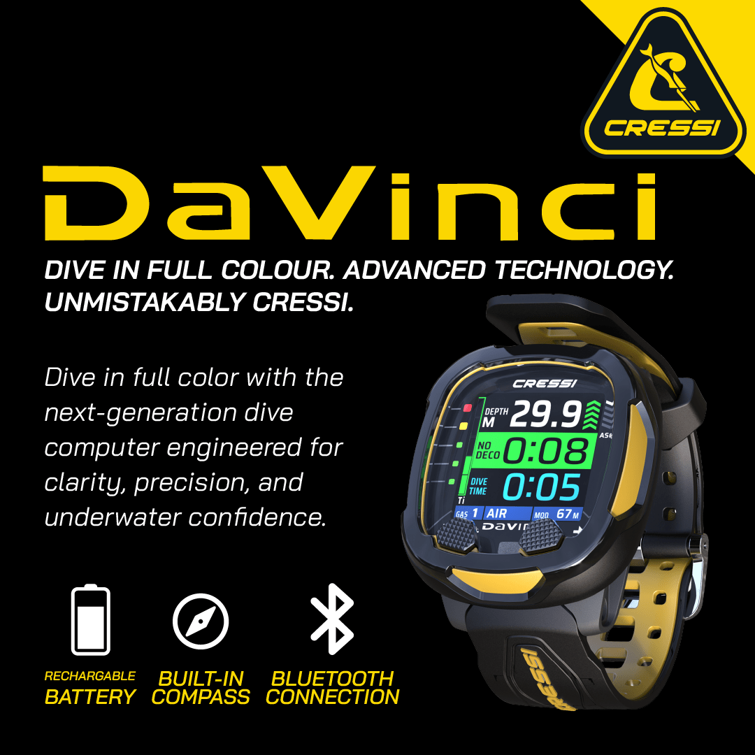 Cressi Da Vinci Wrist Dive Computer - Infinity DiveCressi Da Vinci Wrist Dive ComputerCressi