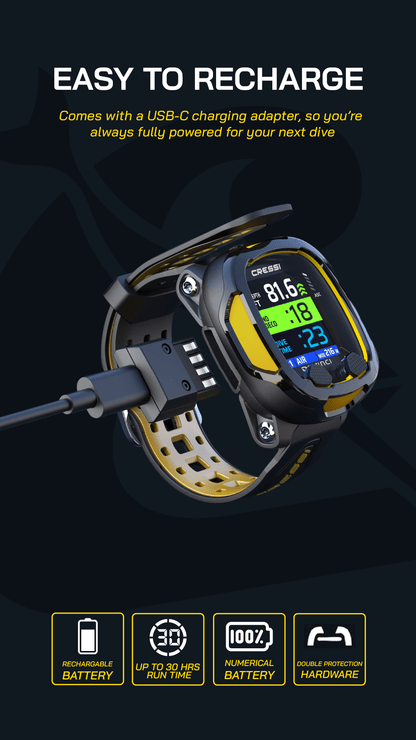 Cressi Da Vinci Wrist Dive Computer - Infinity DiveCressi Da Vinci Wrist Dive ComputerCressi