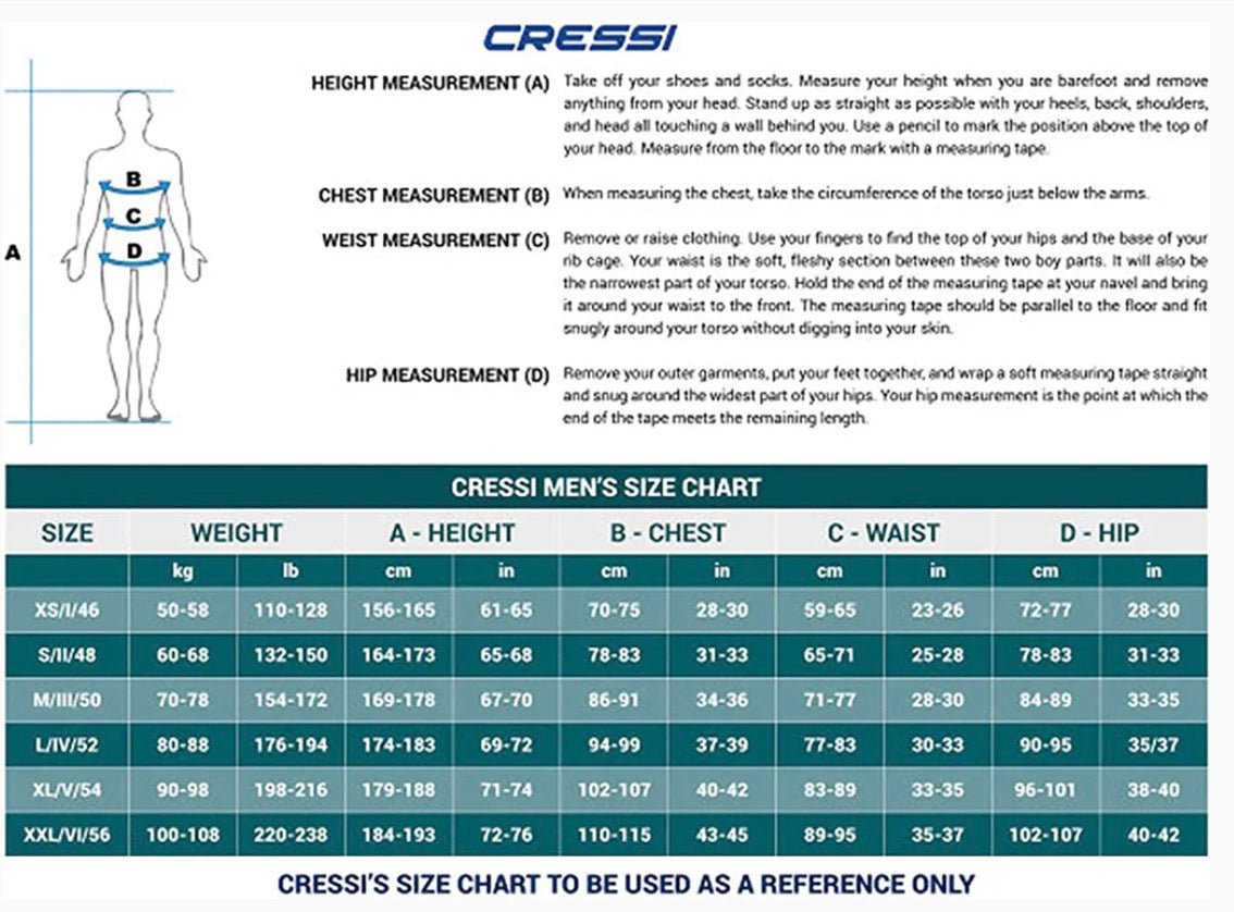 Cressi Fisterra Neoprene Wetsuit 8mm 2PC with P - Zip - Men - Infinity DiveCressi Fisterra Neoprene Wetsuit 8mm 2PC with P - Zip - MenCressi