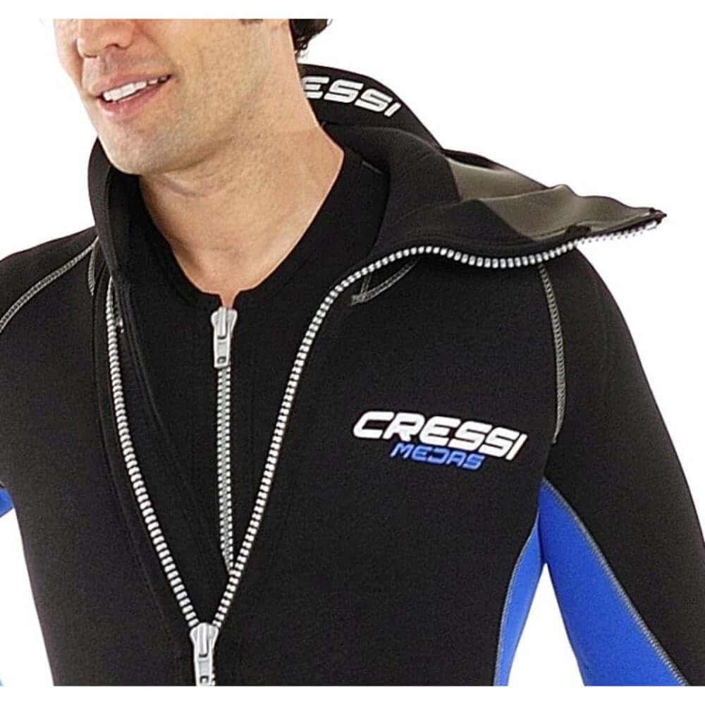 Cressi Medas Neoprene Wetsuit with Hood 2 - Piece 5mm - Men - Infinity DiveCressi Medas Neoprene Wetsuit with Hood 2 - Piece 5mm - MenCressi