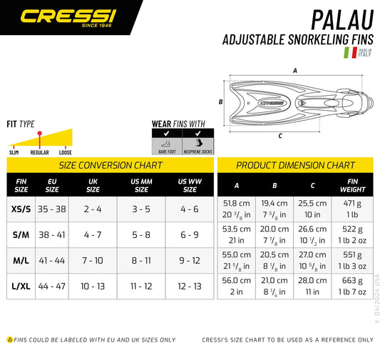 Cressi Palau Fins + Marea Dive Mask + Top Snorkel Set - Infinity DiveCressi Palau Fins + Marea Dive Mask + Top Snorkel SetCressi