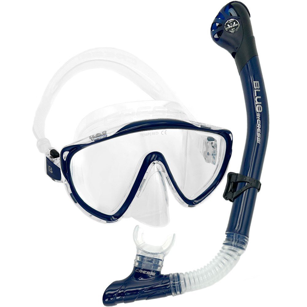 Cressi Tino Mask + Scilla Dry Snorkel Set - Infinity DiveCressi Tino Mask + Scilla Dry Snorkel SetCressi
