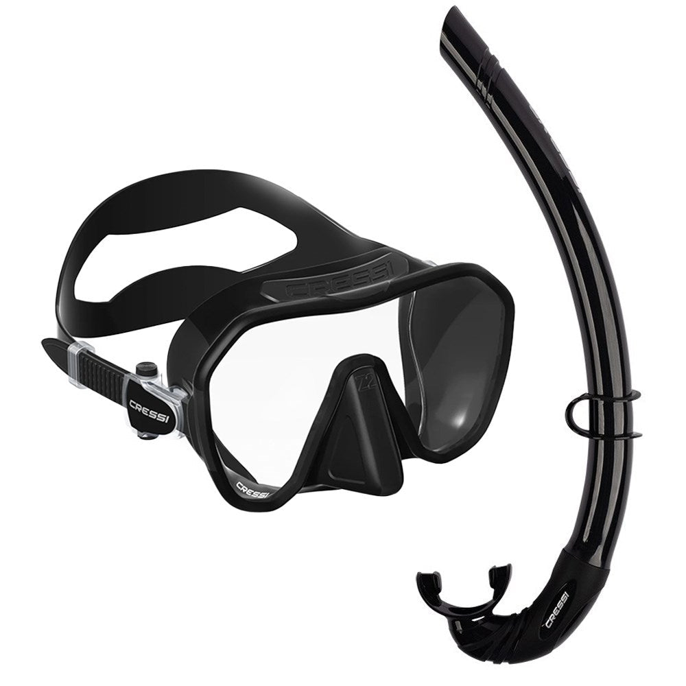 Cressi Z2 Dive Mask & Corsica Free Snorkel Set - Infinity DiveCressi Z2 Dive Mask & Corsica Free Snorkel SetCressi