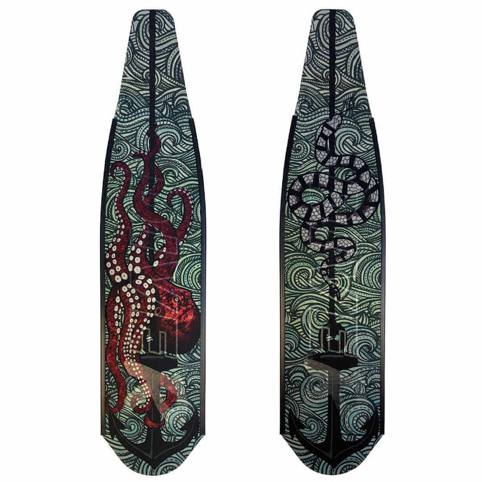 DiveR - Anchors by Nadia Dora Free Diving Fin Blades - Infinity DiveDiveR - Anchors by Nadia Dora Free Diving Fin BladesDiveR
