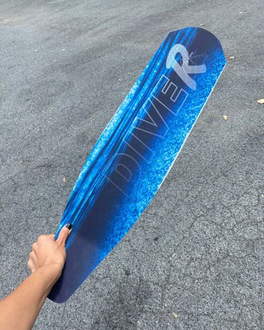 DiveR - Blue Vista by Ash Kara Free Diving Fin Blades - Infinity DiveDiveR - Blue Vista by Ash Kara Free Diving Fin BladesDiveR