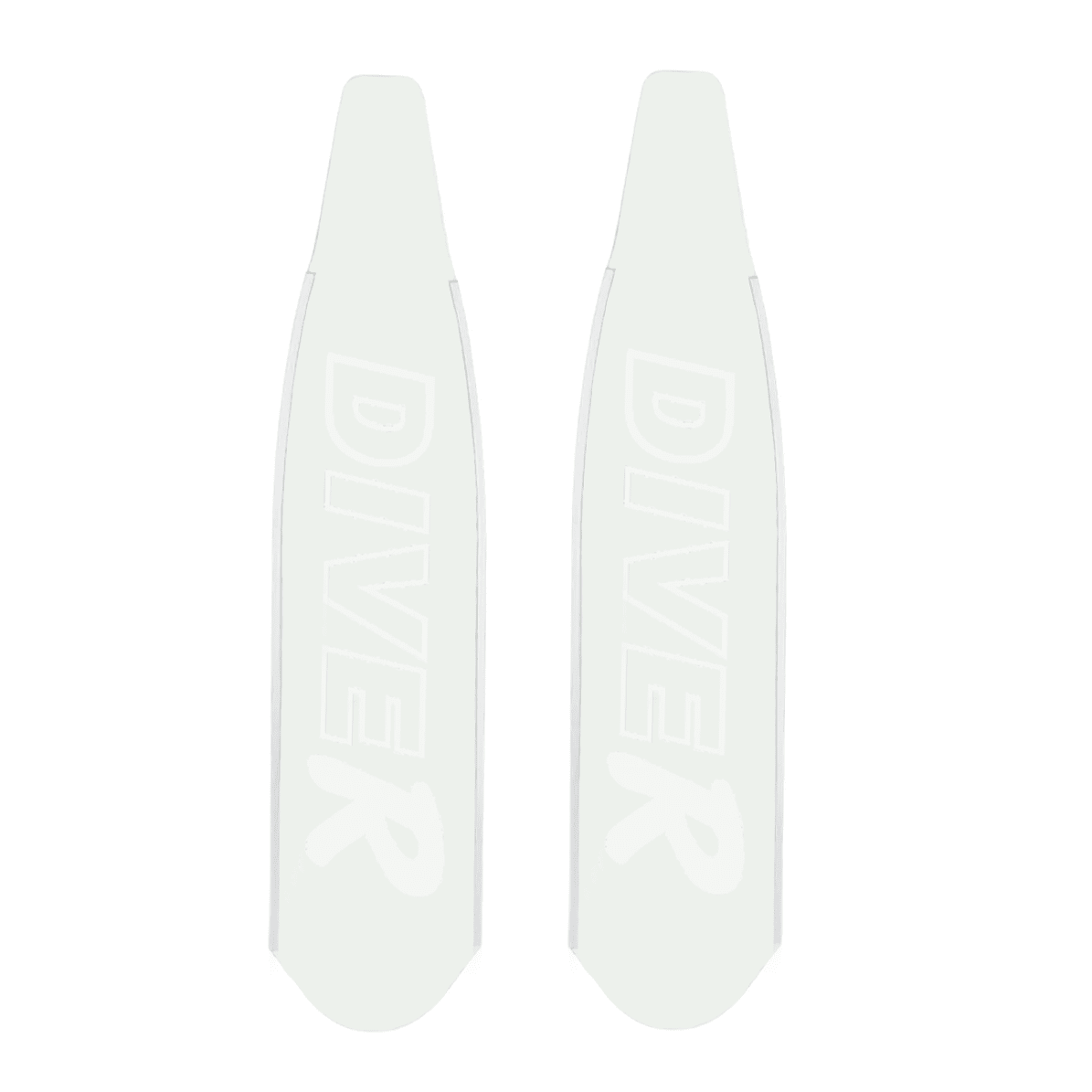 DiveR Clear Free Diving Fin Blades - Infinity DiveDiveR Clear Free Diving Fin BladesDiveR