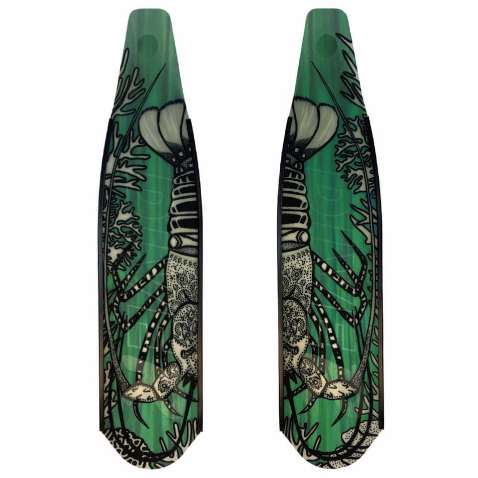 DiveR - Cray Fish by Nadia Dora Free Diving Fin Blades - Infinity DiveDiveR - Cray Fish by Nadia Dora Free Diving Fin BladesDiveR