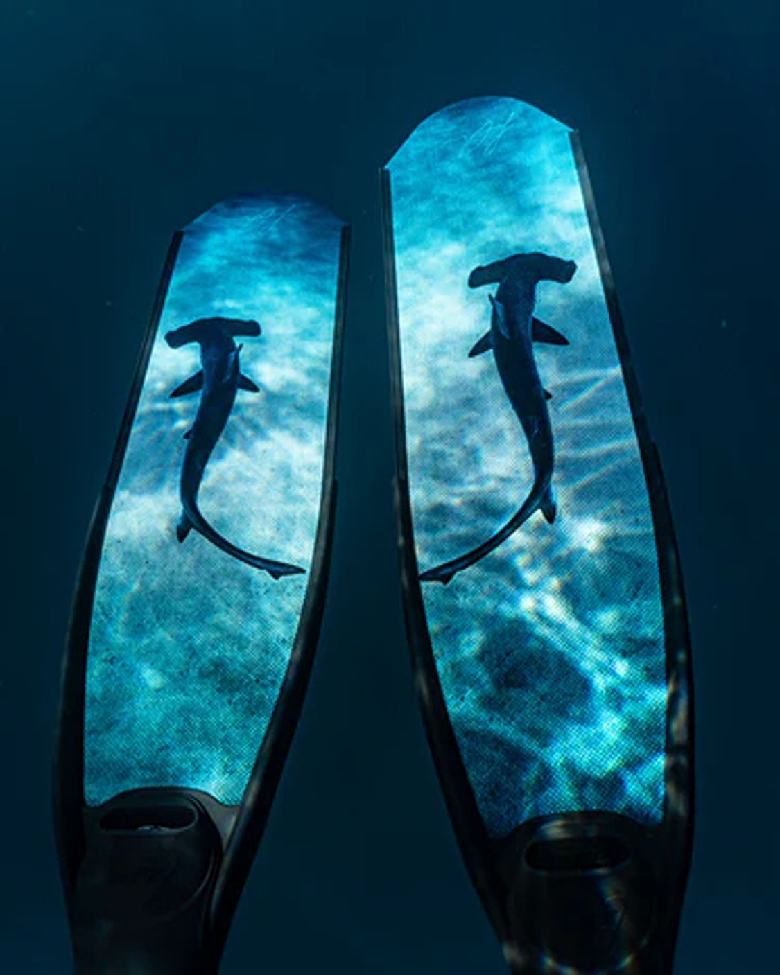 DiveR - Hammer Head Shark by Tiani Dun Free Diving Fin Blades - Infinity DiveDiveR - Hammer Head Shark by Tiani Dun Free Diving Fin BladesDiveR