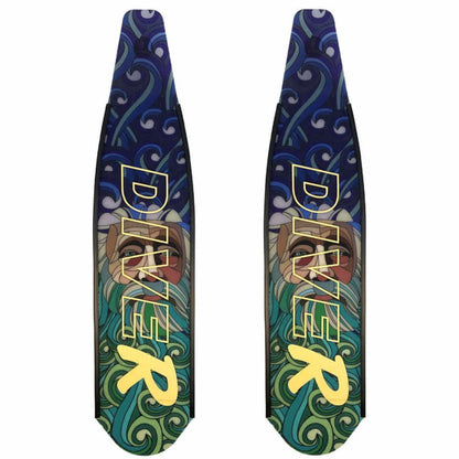 DiveR - Neptune Free Diving Fin Blades - Infinity DiveDiveR - Neptune Free Diving Fin BladesDiveR