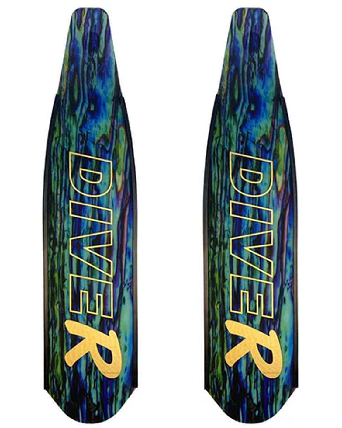DiveR - Paua Free Diving Fin Blades - Infinity DiveDiveR - Paua Free Diving Fin BladesDiveR