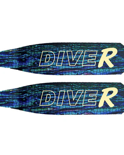 DiveR - Paua Free Diving Fin Blades - Infinity DiveDiveR - Paua Free Diving Fin BladesDiveR