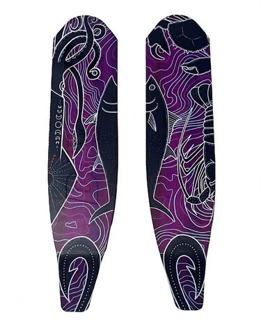 DiveR - Prey by Nadia Dora Free Diving Fin Blades - Purple - Infinity DiveDiveR - Prey by Nadia Dora Free Diving Fin Blades - PurpleDiveR