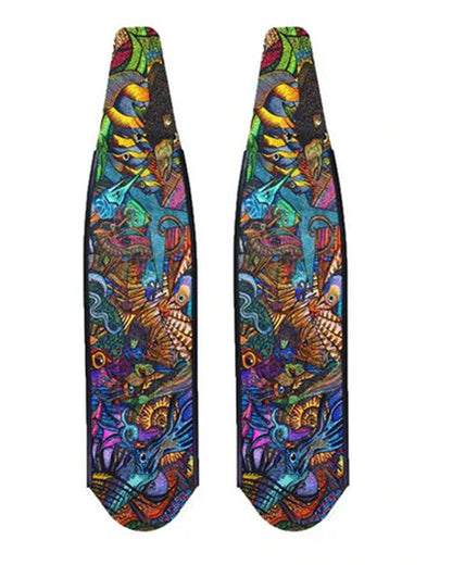 DiveR - Reef Life by Naomi Gittoes Free Diving Fin Blades - Infinity DiveDiveR - Reef Life by Naomi Gittoes Free Diving Fin BladesDiveR