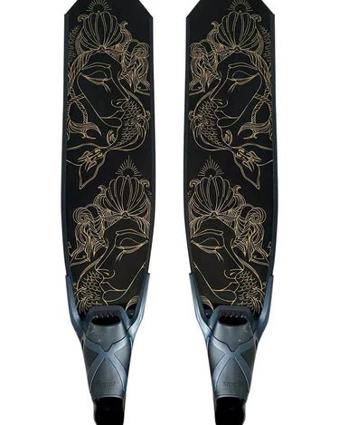 DiveR - Sea Goddess by Karin Studer Free Diving Fin Blades - Infinity DiveDiveR - Sea Goddess by Karin Studer Free Diving Fin BladesDiveR