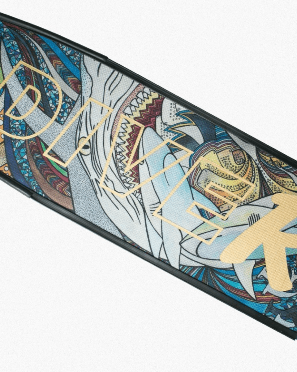 DiveR - Sharks by Naomi Gittoes Free Diving Fin Blades - Infinity DiveDiveR - Sharks by Naomi Gittoes Free Diving Fin BladesDiveR