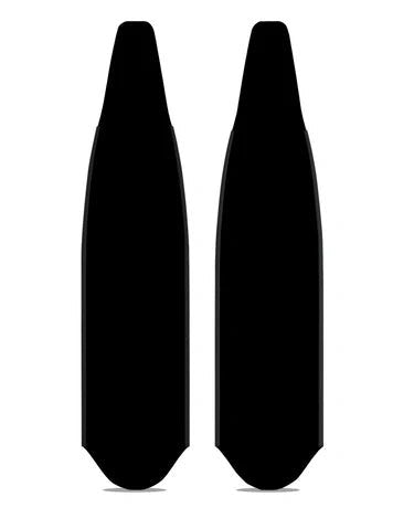 DiveR - Stealth Black Free Diving Fin Blades - Infinity DiveDiveR - Stealth Black Free Diving Fin BladesDiveR