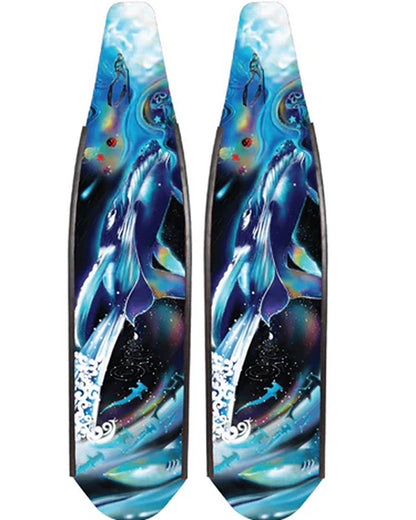 DiveR - Zoewhale Free Diving Fin Blades - Infinity DiveDiveR - Zoewhale Free Diving Fin BladesDiveR