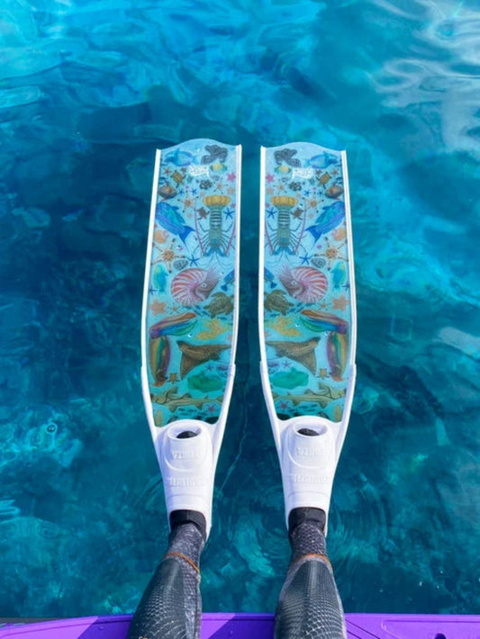 Divermon Rainbow Free Diving Fins - Infinity DiveDivermon Rainbow Free Diving FinsDivermon