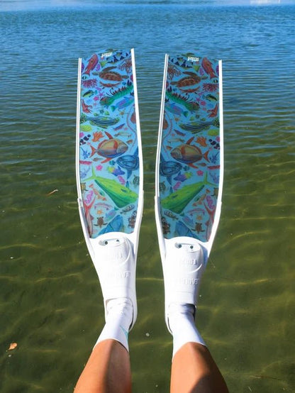 Divermon Tropical Dream Free Diving Fins - Infinity DiveDivermon Tropical Dream Free Diving FinsDivermon