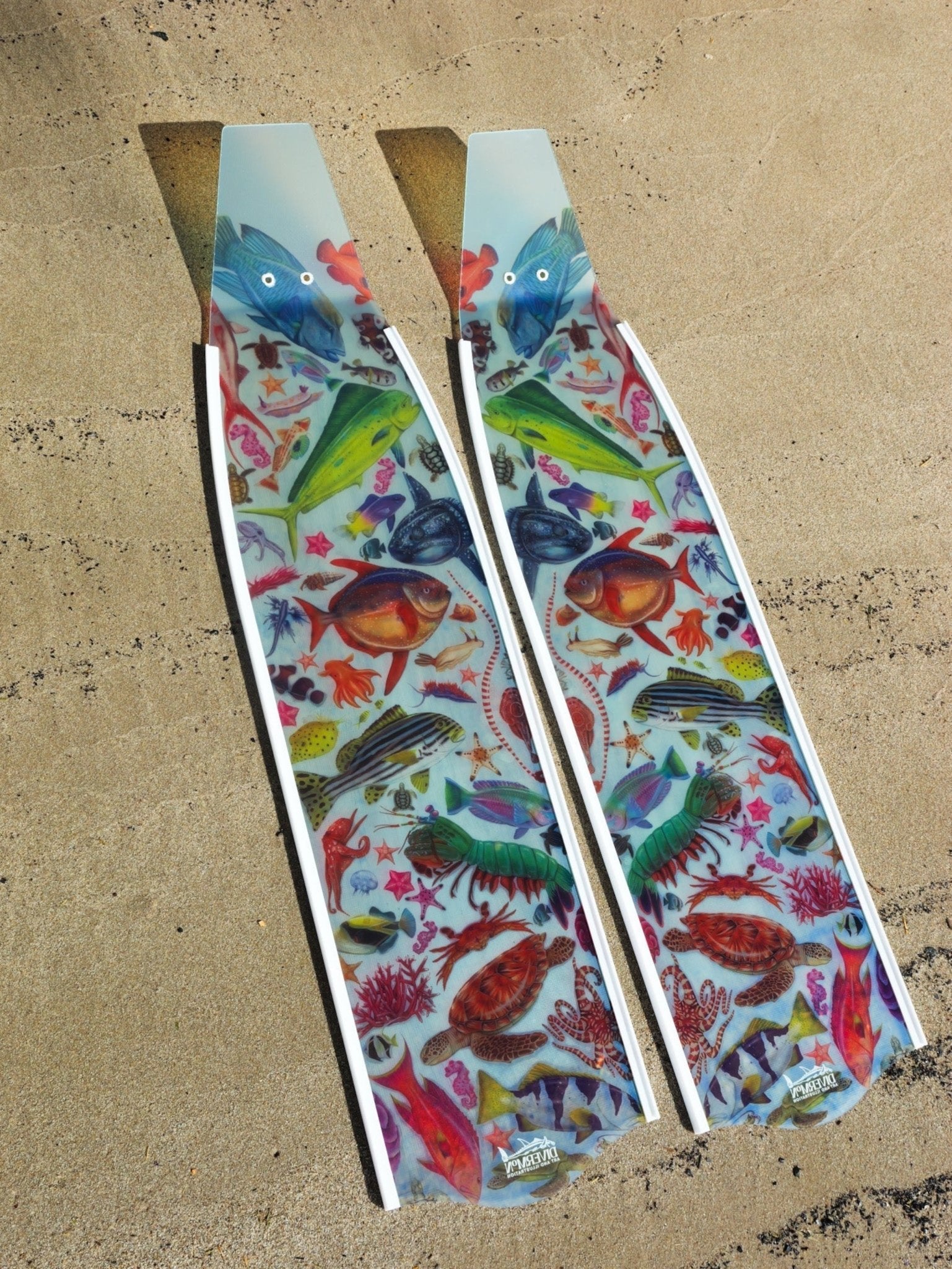 Divermon Tropical Dream Free Diving Fins - Infinity DiveDivermon Tropical Dream Free Diving FinsDivermon
