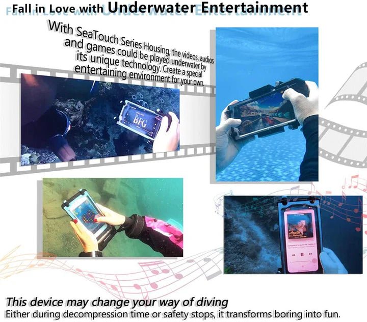 Divevolk SeaTouch 4 Max or 4 Max Plus Touchscreen Underwater Housing - Infinity DiveDivevolk SeaTouch 4 Max or 4 Max Plus Touchscreen Underwater HousingDivevolk