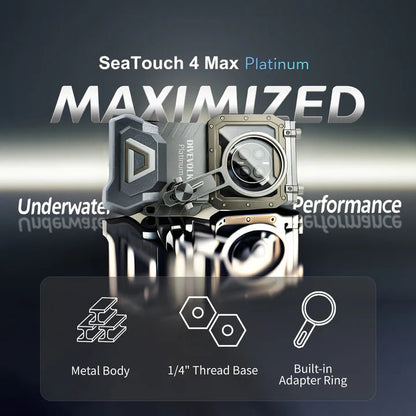 Divevolk SeaTouch 4 Max or 4 Max Plus Touchscreen Underwater Housing - Infinity DiveDivevolk SeaTouch 4 Max or 4 Max Plus Touchscreen Underwater HousingDivevolk