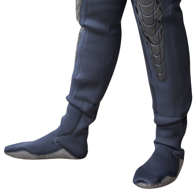 Apollo Edge 4mm Microcell Neoprene Drysuit with Socks - Ladies