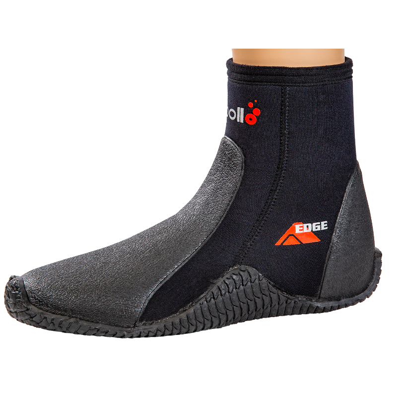 Apollo Edge Neoprene Dive Boots with Zip - 5mm