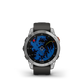 Garmin Epix™ (Gen 2) - Standard Edition 47mm - Slate Steel with Black Band Smart Watch