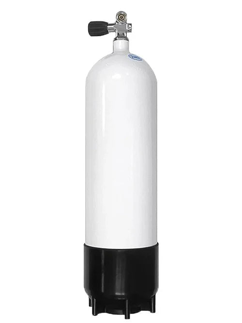 Faber Steel Dive Tank Cylinder 12L with Boot - 300 Bar - Infinity DiveFaber Steel Dive Tank Cylinder 12L with Boot - 300 BarFaber
