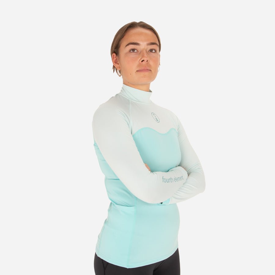 Fourth Element Classic Fit Long Sleeves Hydro - T Aqua/ Surf Spray - Women - Infinity DiveFourth Element Classic Fit Long Sleeves Hydro - T Aqua/ Surf Spray - WomenFourth Element