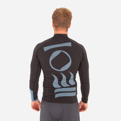Fourth Element Classic Fit Long Sleeves Hydro-T Black/ Ocean Blue - Men - Infinity DiveFourth Element Classic Fit Long Sleeves Hydro-T Black/ Ocean Blue - MenFourth Element