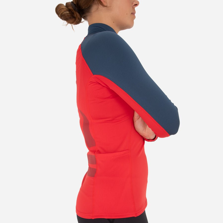 Fourth Element Classic Fit Long Sleeves Hydro - T Lava/ Deep Blue - Women - Infinity DiveFourth Element Classic Fit Long Sleeves Hydro - T Lava/ Deep Blue - WomenFourth Element
