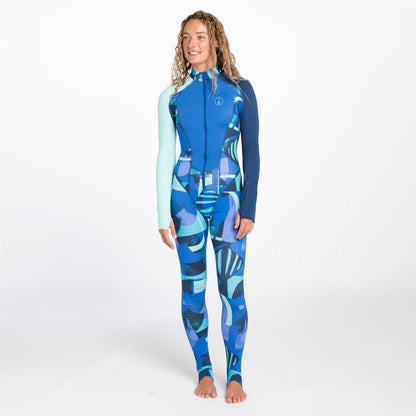 Fourth Element Fin Hydrosuit Blue Pattern - Women - Infinity DiveFourth Element Fin Hydrosuit Blue Pattern - WomenFourth Element