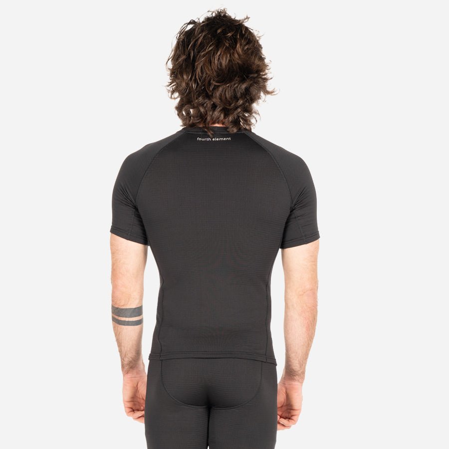 Fourth Element J2 Short Sleeves Top Black - Ocean Positive - Men - Infinity DiveFourth Element J2 Short Sleeves Top Black - Ocean Positive - MenFourth Element