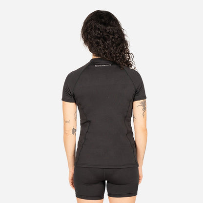 Fourth Element J2 Short Sleeves Top Black - Ocean Positive - Women - Infinity DiveFourth Element J2 Short Sleeves Top Black - Ocean Positive - WomenFourth Element