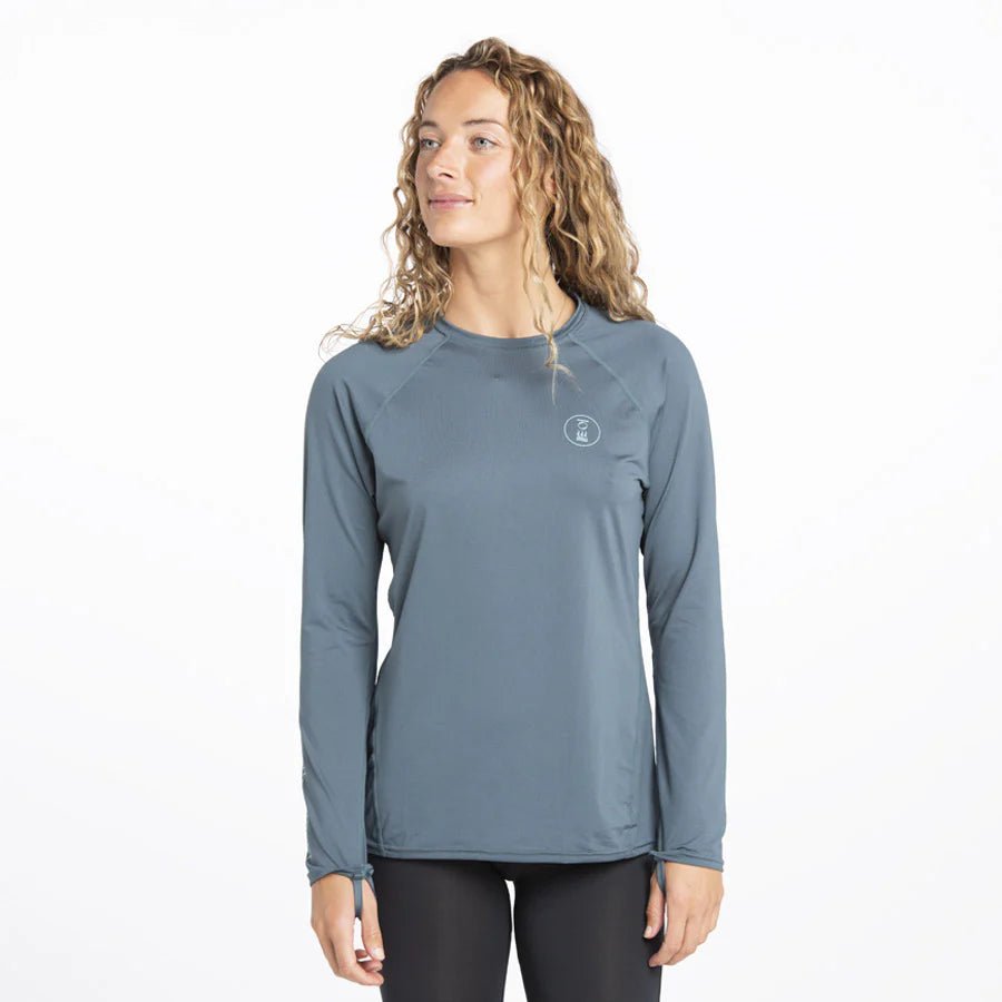 Fourth Element Ocean Positive Long Sleeves Hydro - T Baltic Blue - Women - Infinity DiveFourth Element Ocean Positive Long Sleeves Hydro - T Baltic Blue - WomenFourth Element